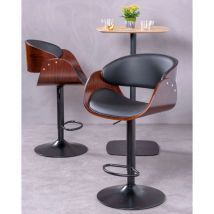 Nest Dream - Sgabello regolabile - Burrow - Nero - Nero
