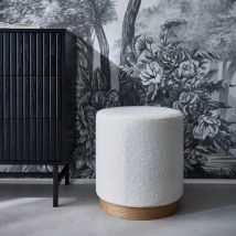 Sgabello scandinavo bouclé