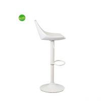 Sgabello Universal cuoio-metallo Bianco