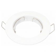 Sgc 200405003 Anneau fixe Fana rond encastré Ø77mm Blanc mat