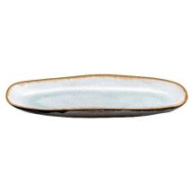 Shadow Aqua - Kleine Ovale Platte 23 X 11 Cm (x6)