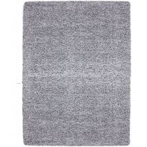 Life - Tapis Shaggy Uni Poils Longs Tapis Salon Chambre Couloir (Gris - 240x340cm)