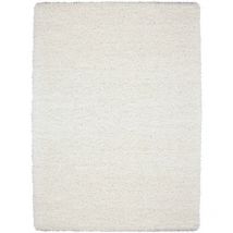 Life - Tapis Shaggy Uni Poils Longs Tapis Salon Chambre Couloir (Blanc - 300x400cm)