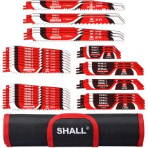 Shall Tool - shall Lames de scie alternative (34 pièces) Kit de lames de scie de rechange en acier au carbure pour l'élagage des arbres, pour le