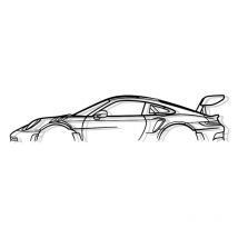 Shape Paris - 911 GT3 rs mod 992 - Décoration murale - s