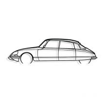 Shape Paris - ds 23 1974 detallado - Decoración de pared - s