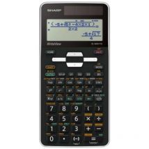 Sharp - Calcolatrice Scientifica 422 Funzioni Writeview 16 Cifre (Sh-Elw531Tgbwh) Nera