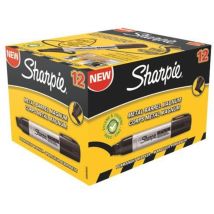 Sharpie - Perm Chisl Marker xl Blk P12 - GL94985