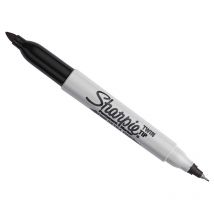 Sharpie - 1985877 Twin Tip Permanent Marker Black SHP1985877