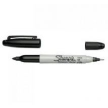 Sharpie - Twintip Unified Fine/Fine Perm Mk Black -12 S0811100