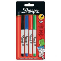 Sharpie - Shapie Pemanent Make Ulta Fine Tip 0.6mm Line Assoted Standad Colous (Pa