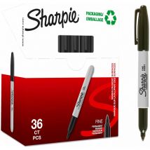 Unbekannt - Sharpie Permnt Marker Fine Blk Pk36 - GL25040