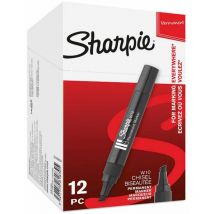 Sharpie W10 Perm Chsl Marker Blk P12 - GL55411