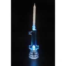 Shatchi - Birthday Candle Number 1 Flashing Colour Changing with 4 Candle Cake Decoration