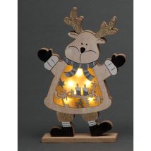 Shatchi - Christmas Wooden Hanging Decoration Reindeer Shape