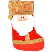 Shatchi - Designer Christmas Santa Stocking Xmas Premium Stocking Sock Christmas Decorations