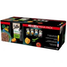 Sachet Nature's Collection - Nourriture humide complète pour chats adultes en sauce 40 x 85 g (4770608263522) - Sheba