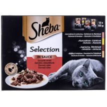 Cibo Umido Per Gatti Sheba, Mix Di Gusti 48x85g