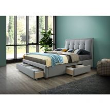 Shelby Double Bed Grey