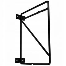 Shelf Support Wall Mounted Brace 21x17cm Black Colour - Pack of 2