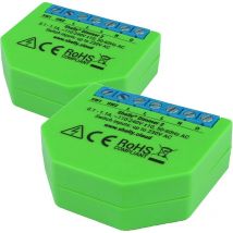 Shelly - DIMMER 2, confezion da due pezzi, rel√ Wi-fi, Smart Home, Alexa e Google con misurazione del consumo, protezione della temperatura da