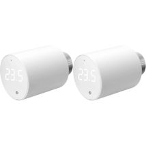 Shelly Heizkörper-Thermostat BLU TRV – Bluetooth-gesteuertes Thermostatventil – Temperaturregelung ±0,1 °C – M30-Gewinde – Weiß