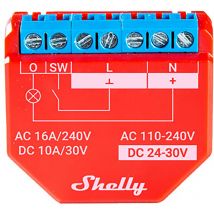 Shelly Plus 1PM interruptor eléctrico Interruptor inteligente 1P Rojo