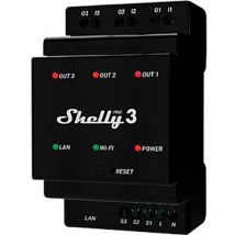Shelly Pro 3 Actionneur de commutation Wi-Fi, Bluetooth