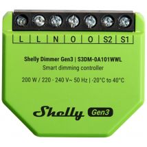 Shelly - relais 'dimmer gen3' led lichtcontroller messfunktion unterputz