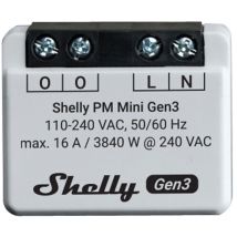 Shelly - Wlan-leistungsmesser Plus Pm Mini Gen.3, Weiß