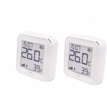 Shelly - WLAN-Temperatur- u. Feuchtigkeitssensor Plus h&t Gen. 3, bt, weiß, 2 Stück