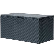 Shelterlogic - acier Coussin Boîte de rangement 509 litres gris