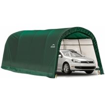 Garage bois ShelterLogic – Abri voiture en film plastique résistant aux UV – 3X Steel Stabilizers – Montage rapide