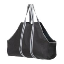 Shelterlogic - Polyester Kaminholztasche Buche Schwarz 23 kg