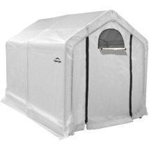 Serre en film plastique avec étagères blanc 240x180 - Shelterlogic
