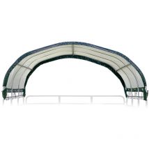 Shelter Logic Weidezelt, Weideunterstand 370 X 370 X 170 Cm, Grün, 13,7 M², Ohne Stahlgestell