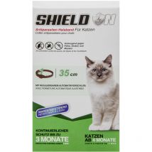Ungezieferhalsband für Katzen – 35 cm – Lavandinöl, Geraniol, Icaridin – Wasserbeständig – Shield On