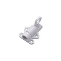 2 Pièces Automatique Verrou Porte,Alliage D'Aluminium Boulon Ressort,Aluminium Verrou Porte,Loquet Boulon Rebond,blanc