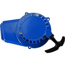Alliage Démarrage Tirez Lanceur 2-Stroke remplacement pour moto atv utv Quad Pit Dirt Bike Buggy Go Kart 49cc 47cc Dirt Pocket Bike Mini atv Bleu