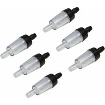 Aquarium One Way Clapets Anti-Retour Anti-Retour Accessoires de Pompe à Air pour Fish Tank Black,,6 Pack