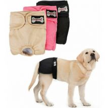 Couches pour Chiens Females - Lavable Réutilisable Confortable Absorbant Wraps sanitaires Culottes Physologiques pour Les Petits médium Grand Chiens,