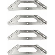 Equerre Etagere Murale Equerre Etagere Murale Equerre Metal de étagère Robuste Equerre Charge Lourde Inox Equerre Metal Etagere Triangle pour étagère
