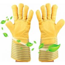 Gants Cryogéniques Gants Antigel Gants de Travail en Cuir Gants Chauds D'hiver Résistants au Froid Coupe-vent Imperméable Long Cuff Protection des