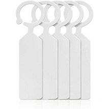 100 Stück Pflanzen-Baum-Tags, dicke Kunststoff-Marker, hängende Garten-Etiketten für Gärtner, weiß, 11 x 2,4 cm - Shining House