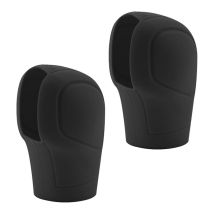 SHINING HOUSE 2 Pièces Couvercle de Pommeau de Vitesse en Silicone, Couvercle Universel Pommeau Levier Vitesse, Housse de Protection pour Pommeau de