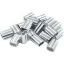 Shining House - 20x manchon à sertir en aluminium avec double virole virole en aluminium de 6,0 mm, pince à sertir, manchon à sertir, manchon à