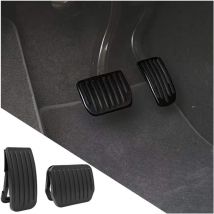 2pcs Coussinets de Pédale D'Embrayage, Pédales de Voiture, Pédales Antidérapantes Universelles de Voiture, Voiture Universelle Pédale Frein a Essence
