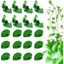 SHINING HOUSE 50 Pieces Plant Clips Climbing Plant Fixing Clip Plant Fixing Clip Self-Adhesive Support Fixing Clips Invisible Plant Wall Plant Clips