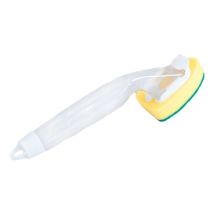 9PCS éponge de vaisselle avec poignée brosse de pot, brosse de nettoyage plate solide pour la cuisine, évier, salle de bains, brosse de nettoyage