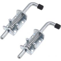 Shining House - Be In Your Mind Federbelasteter Bolzen, 2er-Pack, robustes Zubehör für Anhänger, Garage, Scheune, 165 mm – universell (links oder